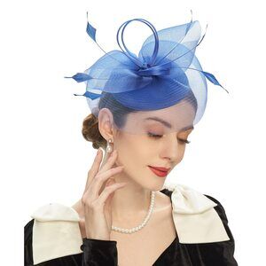 4272 Tea Party Fascinator Kentucky Derby Hat Pillbox Headband